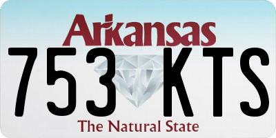 AR license plate 753KTS
