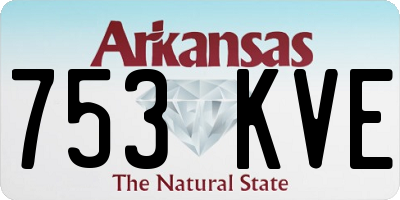 AR license plate 753KVE