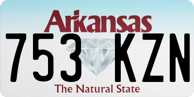 AR license plate 753KZN