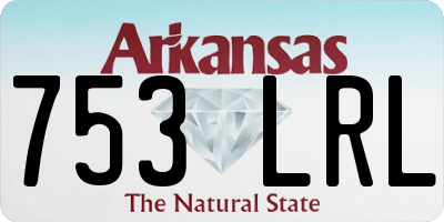 AR license plate 753LRL
