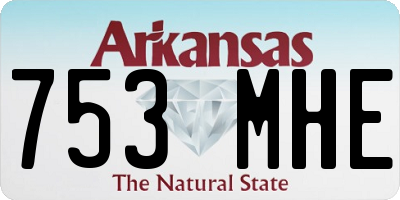 AR license plate 753MHE