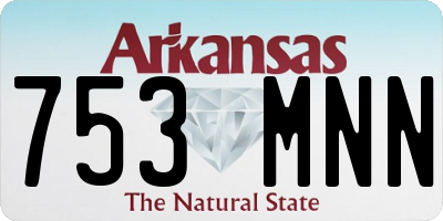AR license plate 753MNN