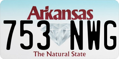 AR license plate 753NWG