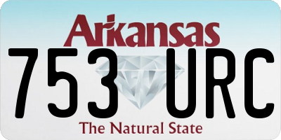 AR license plate 753URC