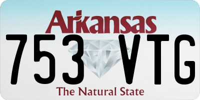 AR license plate 753VTG
