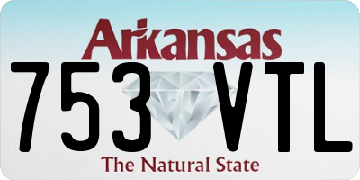 AR license plate 753VTL