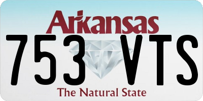 AR license plate 753VTS