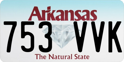 AR license plate 753VVK