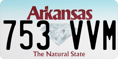 AR license plate 753VVM
