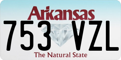 AR license plate 753VZL