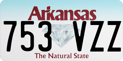 AR license plate 753VZZ