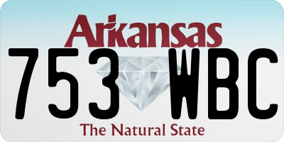 AR license plate 753WBC