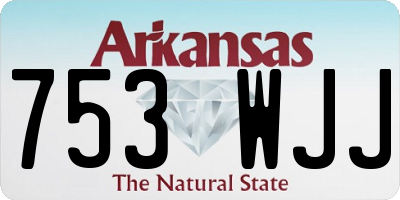AR license plate 753WJJ