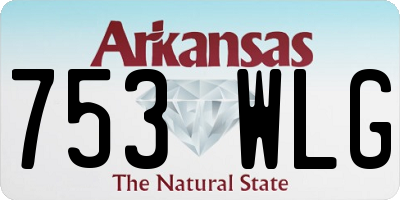 AR license plate 753WLG