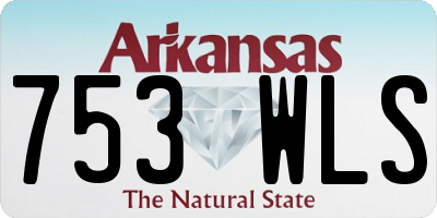 AR license plate 753WLS