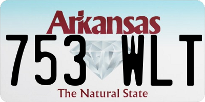 AR license plate 753WLT