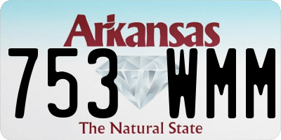 AR license plate 753WMM