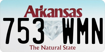 AR license plate 753WMN