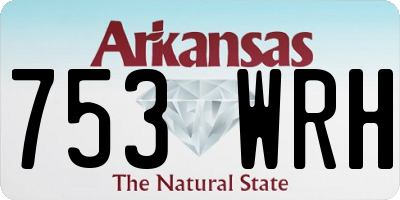 AR license plate 753WRH