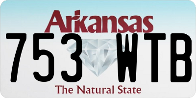 AR license plate 753WTB