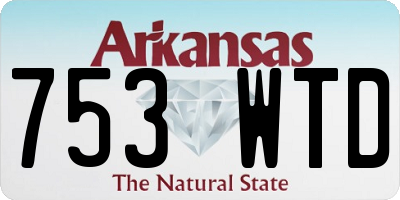 AR license plate 753WTD