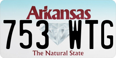 AR license plate 753WTG