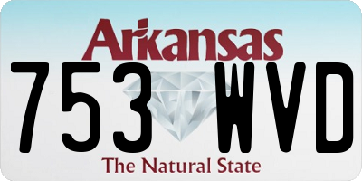 AR license plate 753WVD