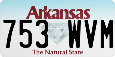 AR license plate 753WVM