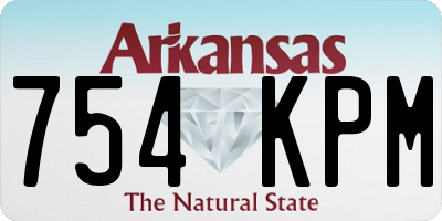 AR license plate 754KPM