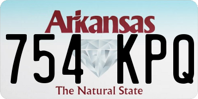 AR license plate 754KPQ