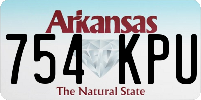 AR license plate 754KPU