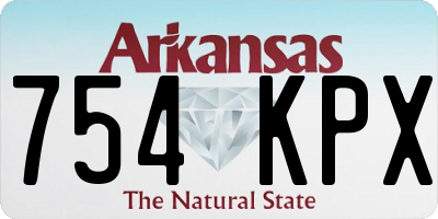 AR license plate 754KPX