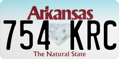 AR license plate 754KRC