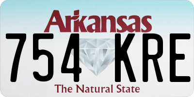AR license plate 754KRE