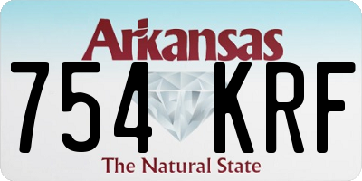 AR license plate 754KRF