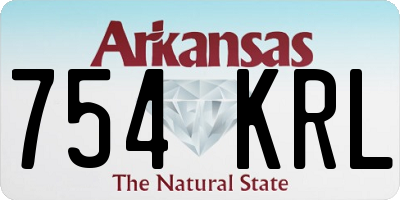 AR license plate 754KRL
