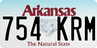 AR license plate 754KRM
