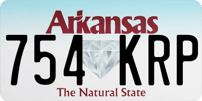 AR license plate 754KRP