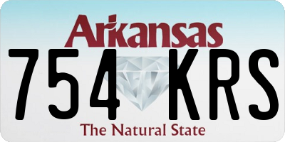 AR license plate 754KRS