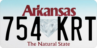 AR license plate 754KRT