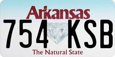 AR license plate 754KSB