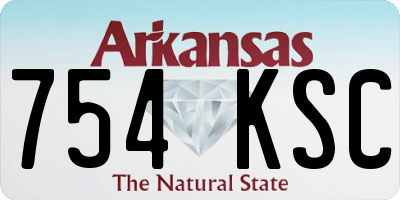 AR license plate 754KSC