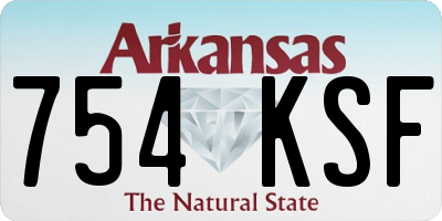 AR license plate 754KSF