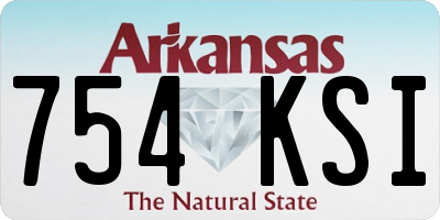 AR license plate 754KSI