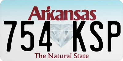 AR license plate 754KSP