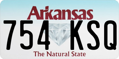 AR license plate 754KSQ