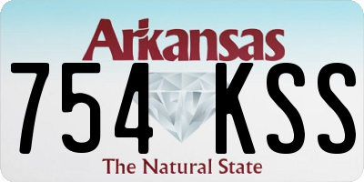 AR license plate 754KSS