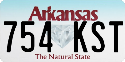 AR license plate 754KST