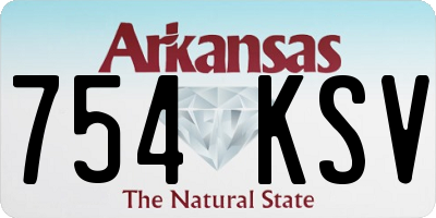 AR license plate 754KSV