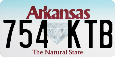 AR license plate 754KTB